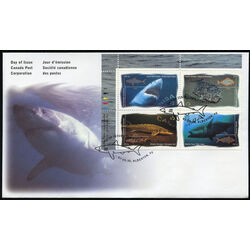 canada stamp 1644a ocean water fish 1997 FDC UL