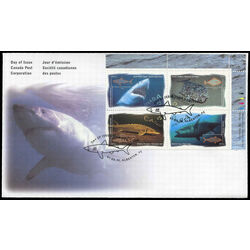 canada stamp 1644a ocean water fish 1997 FDC UR
