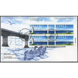 canada stamp 1646a confederation bridge 1997 FDC UR