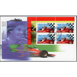 canada stamp 1647 villeneuve and checkered flag 45 1997 FDC UL