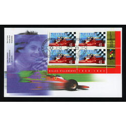 canada stamp 1647 villeneuve and checkered flag 45 1997 FDC LR