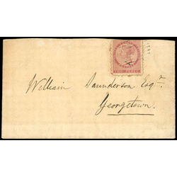 prince edward island stamp 1 queen victoria 2d 1861 U VF 012
