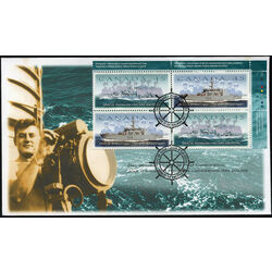 canada stamp 1763a canadian naval reserve 1998 FDC UR