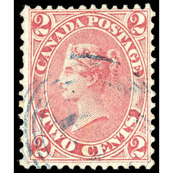 canada stamp 20v queen victoria 2 1859 U F 011