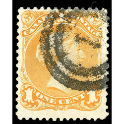 canada stamp 23a queen victoria 1 1869 U F 010