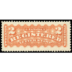 canada stamp f registration f1i registered stamp 2 1875 M VF 003