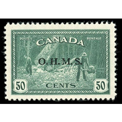 canada stamp o official o9 lumbering 50 1949 M VF 014