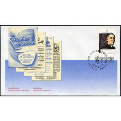 canada stamp 1637 charles emile gadbois musicologist 45 1997 FDC