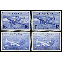 canada stamps air mail special delivery ce1 4