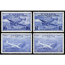 canada stamps air mail special delivery ce1 4