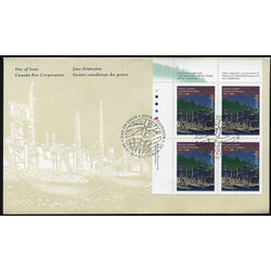 canada stamp 1613 vancouver skyline 45 1996 FDC UL