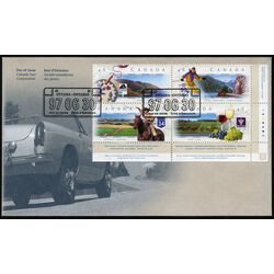 canada stamp 1653a scenic highways 1 1997 FDC LR