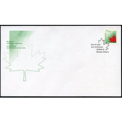 canada stamp 1696 maple leaf 45 1998 FDC