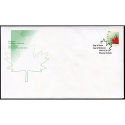 canada stamp 1699 stylized maple leaf 46 1998 FDC
