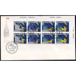 canada stamp 893a block canada day 1981 FDC UR