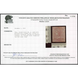 british columbia vancouver island stamp 2 queen victoria 2 d 1860 U F 025