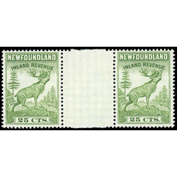 canada revenue stamp nfr48a caribou 1966
