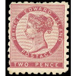 prince edward island stamp 1 queen victoria 2d 1861 M FOG 013