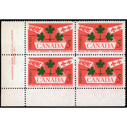 canada stamp 388 national emblems 5 1959 PB LL 1