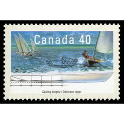 canada stamp 1319 sailing dinghy 40 1991