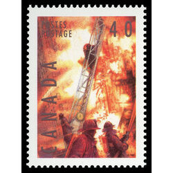 canada stamp 1332 fire fighting 40 1991