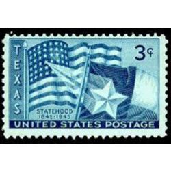 us stamp postage issues 938 us texas flag 3 1945