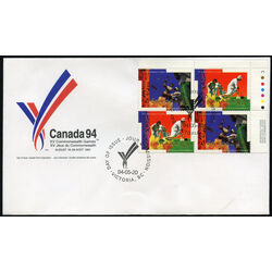 canada stamp 1518a xv commonwealth games 1994 FDC UR