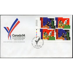 canada stamp 1518a xv commonwealth games 1994 FDC LL