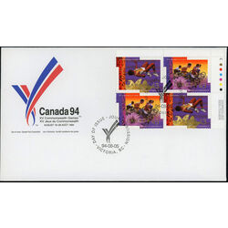 canada stamp 1520a commonwealth games vancouver 1994 FDC UR