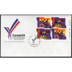 canada stamp 1520a commonwealth games vancouver 1994 FDC LR