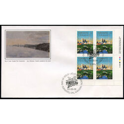 canada stamp 1484 founding of toronto 43 1993 FDC LR