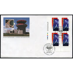 canada stamp 1528 multi engine jet aircraft 43 1994 FDC LL