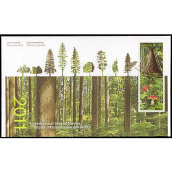 canada stamp 2462 3 fdc international year of forests 2 designs 2462 3 2011