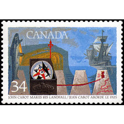 canada stamp 1106 john cabot 34 1986