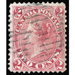 canada stamp 20 queen victoria 2 1859 U VF 033