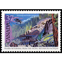 canada stamp 1201 simon fraser 37 1988