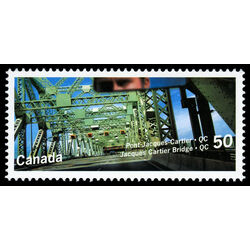 canada stamp 2100 jacques cartier bridge qc 50 2005