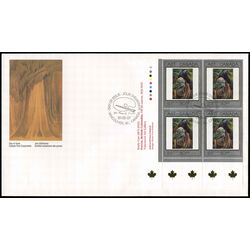 canada stamp 1310 forest british columbia 50 1991 FDC LL