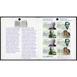canada stamp 1997bi national library of canada canadian authors 2003