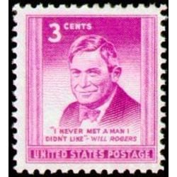 us stamp postage issues 975 will rogers 3 1948