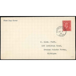 canada stamp 197 king george v 3 1932 FDC 010