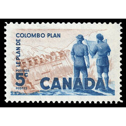 canada stamp 394 power plant 5 1961