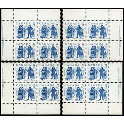 canada stamp 398 talon and colonists 5 1962 PB SET VFNH