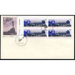 canada stamp 1121 cp class h1c 4 6 4 type 68 1986 FDC UL