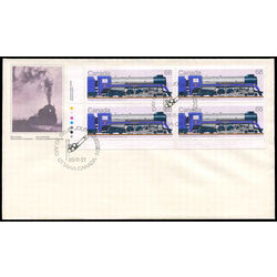 canada stamp 1121 cp class h1c 4 6 4 type 68 1986 FDC LL