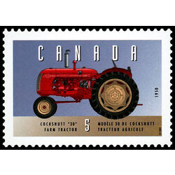 canada stamp 1605h cockshutt 30 farm tractor 1950 5 1996