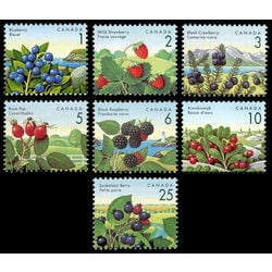canada stamp 1349 55 edible berries definitives 1992 1998 1992