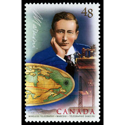 canada stamp 1964 guglielmo marconi 48 2002