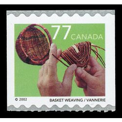 canada stamp 1929 basket weaving 77 2002