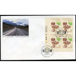 canada stamp 1413 the alaska highway 42 1992 FDC LL